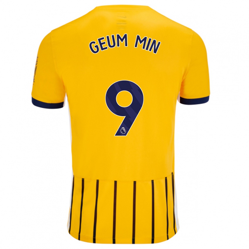 Homem Camisola Lee Geum-Min #9 Azuis Dourados Alternativa 2024/25 Camisa Brasil