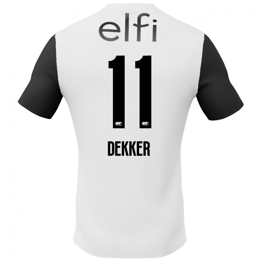 Homem Camisola Isabella Dekker #11 Preto Branco Alternativa 2024/25 Camisa Brasil