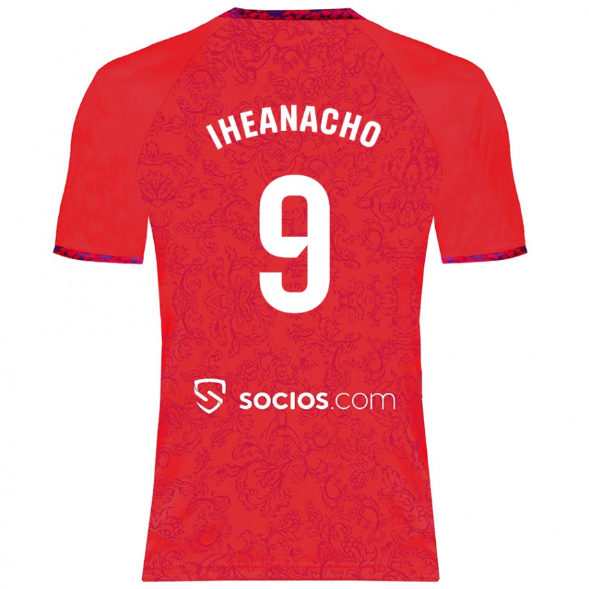 Homem Camisola Kelechi Iheanacho #9 Vermelho Alternativa 2024/25 Camisa Brasil