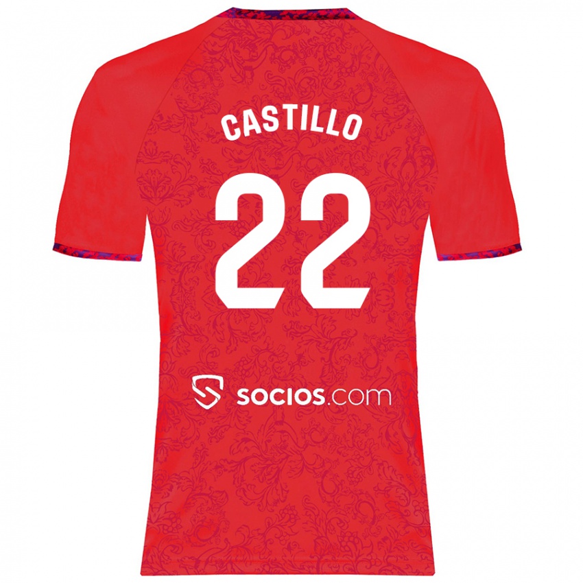 Homem Camisola José Castillo #22 Vermelho Alternativa 2024/25 Camisa Brasil