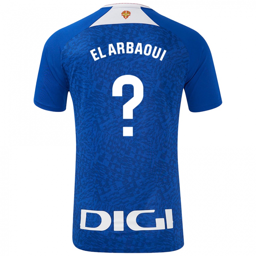 Homem Camisola Ilyas El Arbaoui #0 Azul Real Alternativa 2024/25 Camisa Brasil