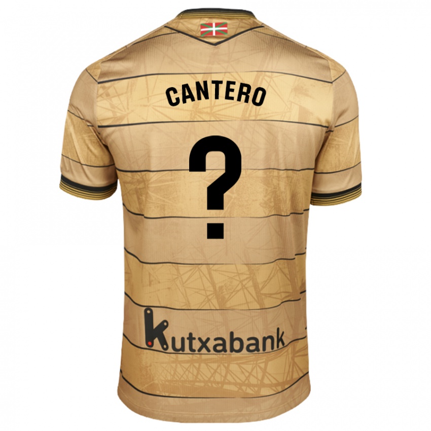 Homem Camisola Yago Cantero #0 Castanho Alternativa 2024/25 Camisa Brasil