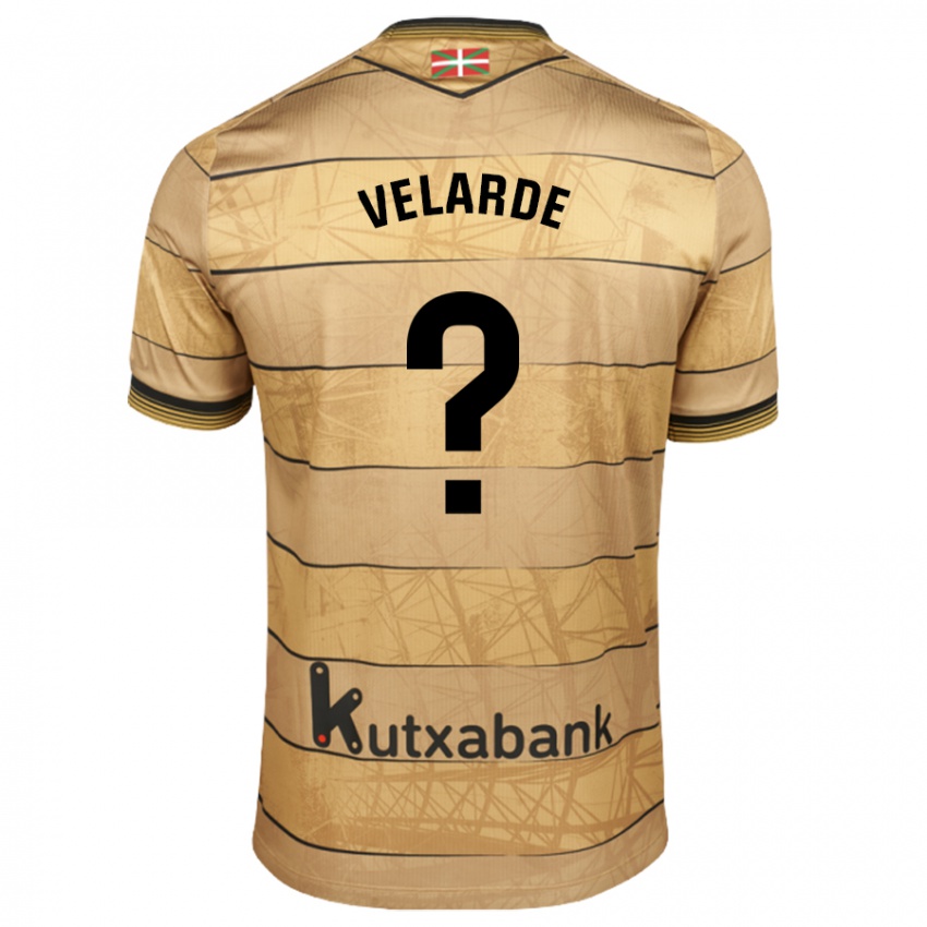 Homem Camisola Alain Velarde #0 Castanho Alternativa 2024/25 Camisa Brasil