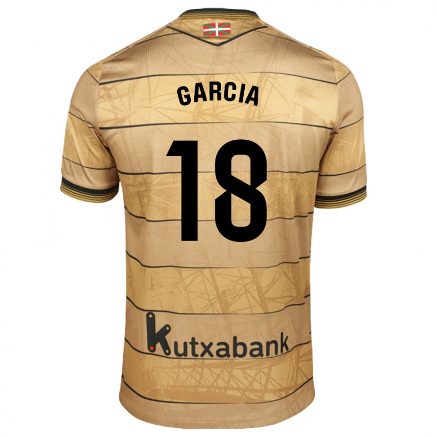 Homem Camisola Eder García #18 Castanho Alternativa 2024/25 Camisa Brasil