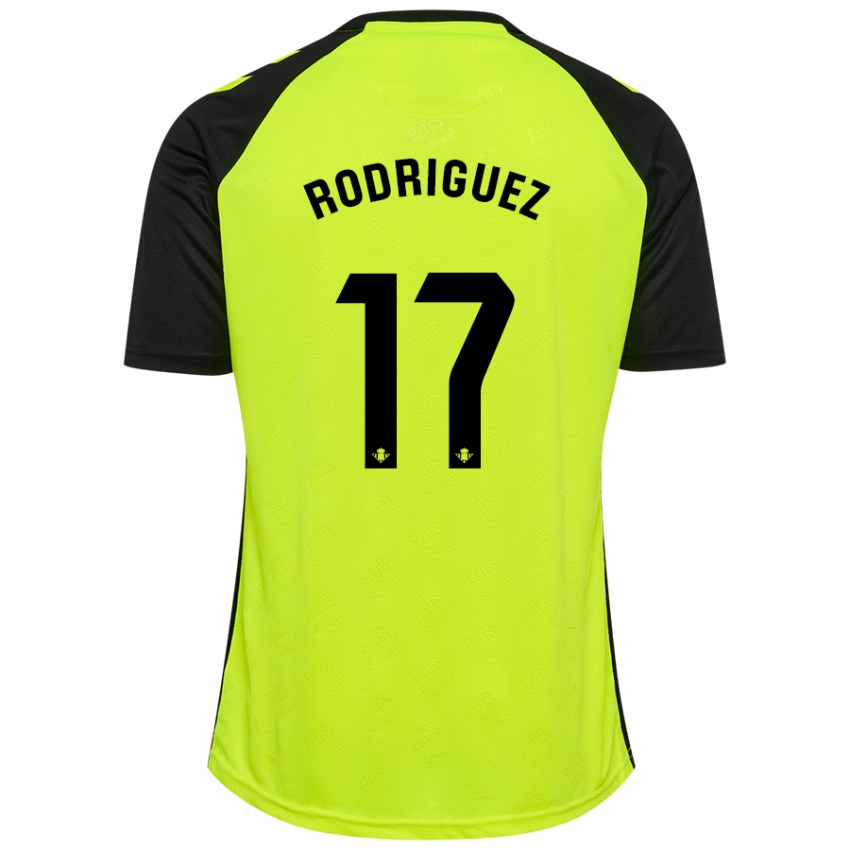 Homem Camisola Jesús Rodriguez #17 Preto Amarelo Fluorescente Alternativa 2024/25 Camisa Brasil