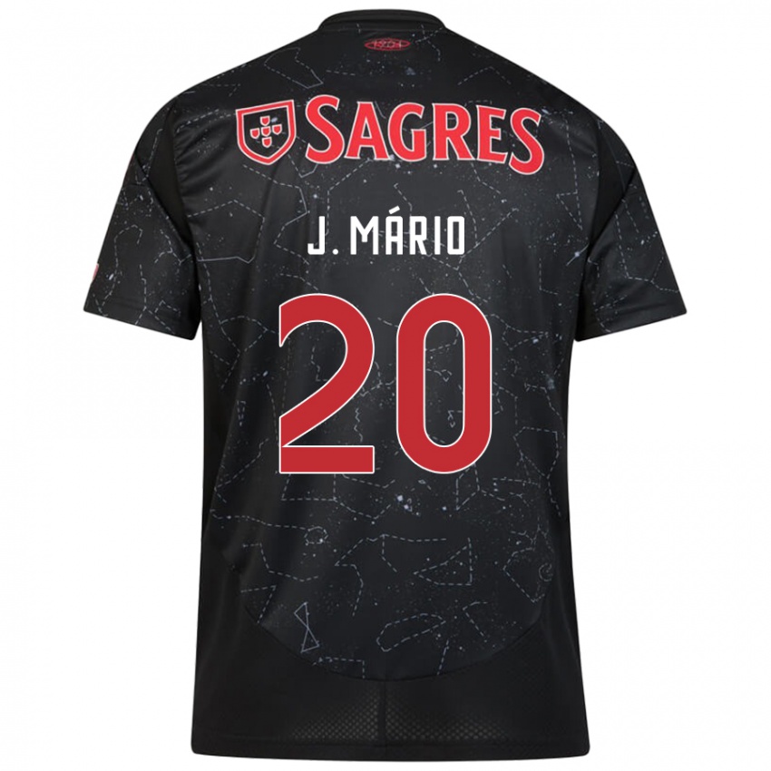 Homem Camisola Joao Mario #20 Vermelho Preto Alternativa 2024/25 Camisa Brasil