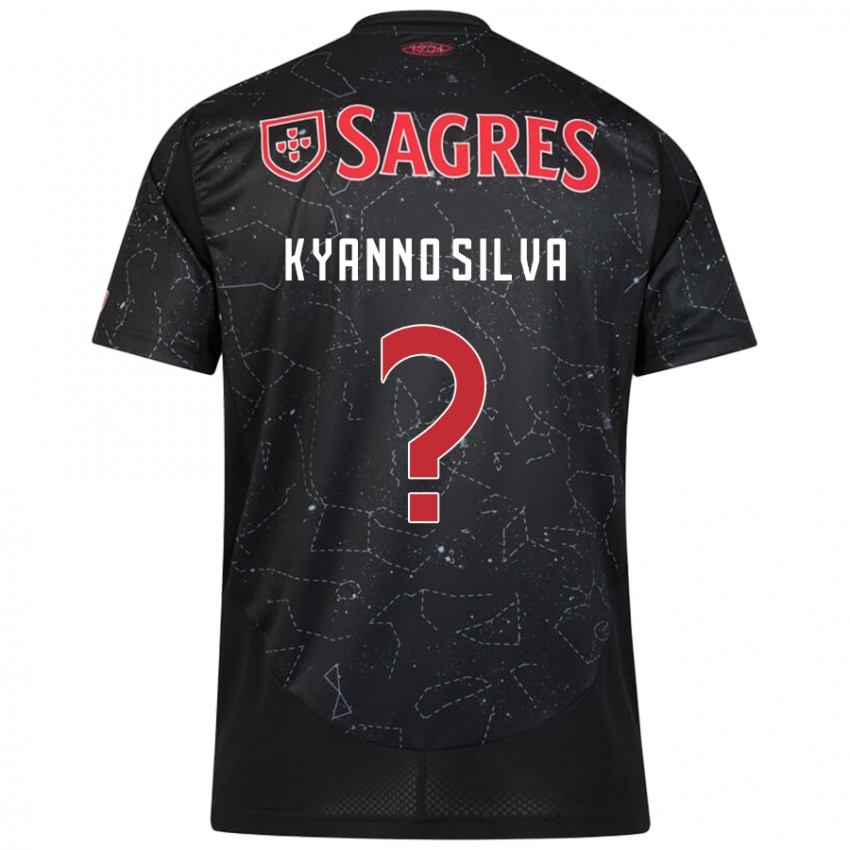 Homem Camisola Kyanno Silva #0 Vermelho Preto Alternativa 2024/25 Camisa Brasil