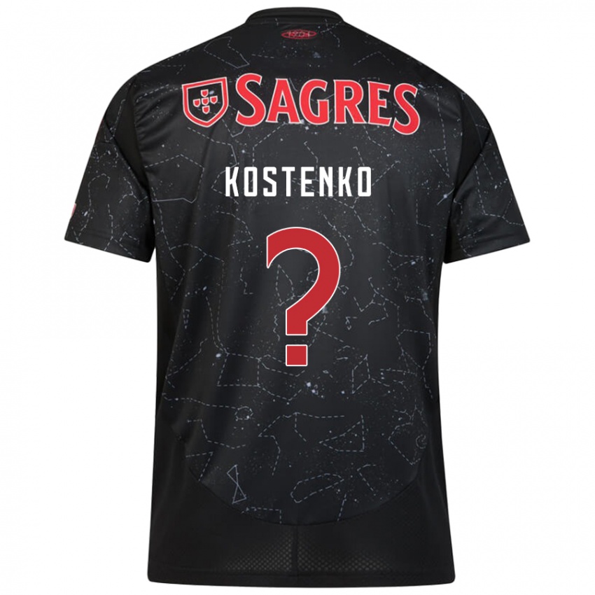 Homem Camisola Igor Kostenko #0 Vermelho Preto Alternativa 2024/25 Camisa Brasil