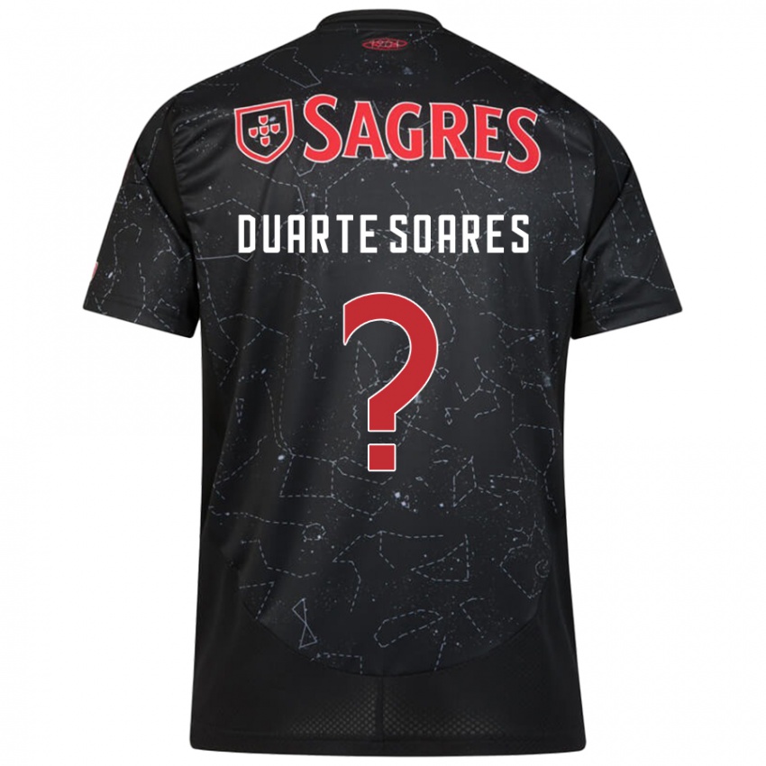 Homem Camisola Duarte Soares #0 Vermelho Preto Alternativa 2024/25 Camisa Brasil