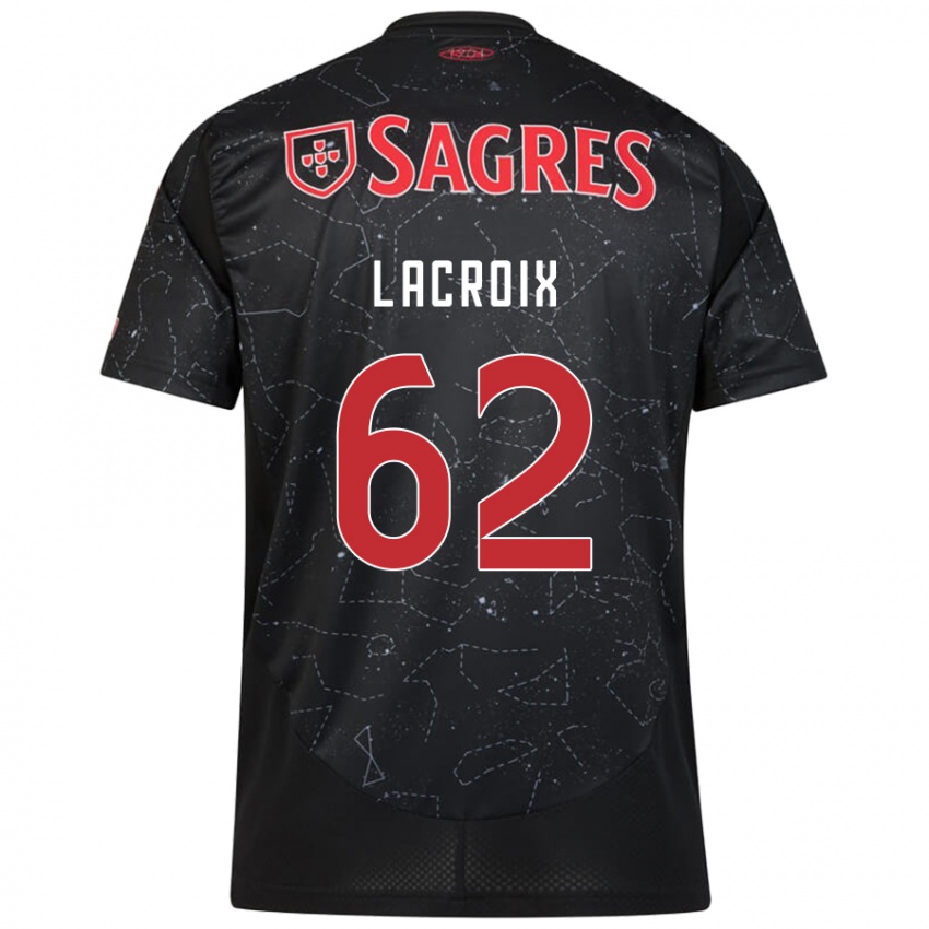 Homem Camisola Lenny Lacroix #62 Vermelho Preto Alternativa 2024/25 Camisa Brasil