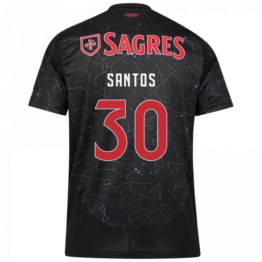 Homem Camisola Daniela Santos #30 Vermelho Preto Alternativa 2024/25 Camisa Brasil