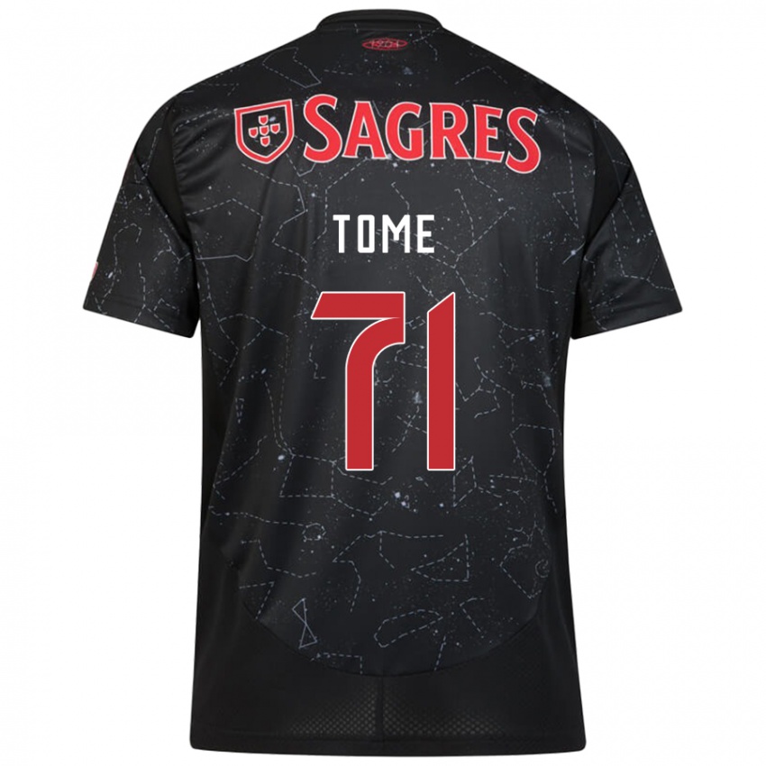 Homem Camisola Joao Tome #71 Vermelho Preto Alternativa 2024/25 Camisa Brasil