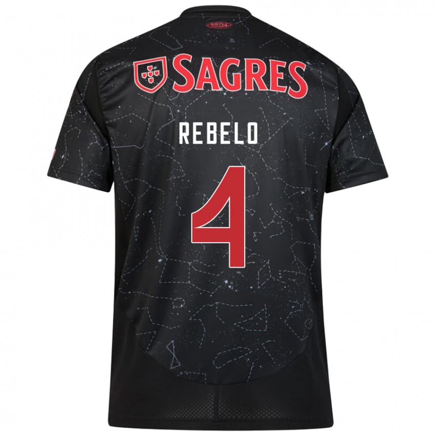 Homem Camisola Silvia Rebelo #4 Vermelho Preto Alternativa 2024/25 Camisa Brasil