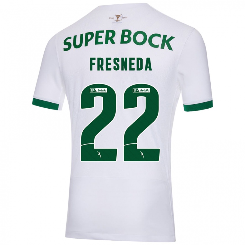 Homem Camisola Iván Fresneda #22 Verde Branco Alternativa 2024/25 Camisa Brasil