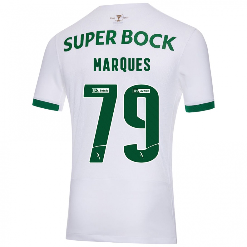 Homem Camisola Rodrigo Marquês #79 Verde Branco Alternativa 2024/25 Camisa Brasil