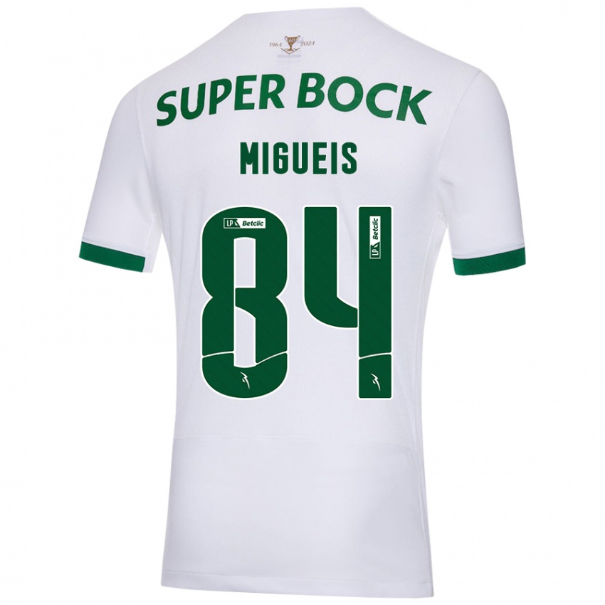 Homem Camisola Pedro Miguéis #84 Verde Branco Alternativa 2024/25 Camisa Brasil