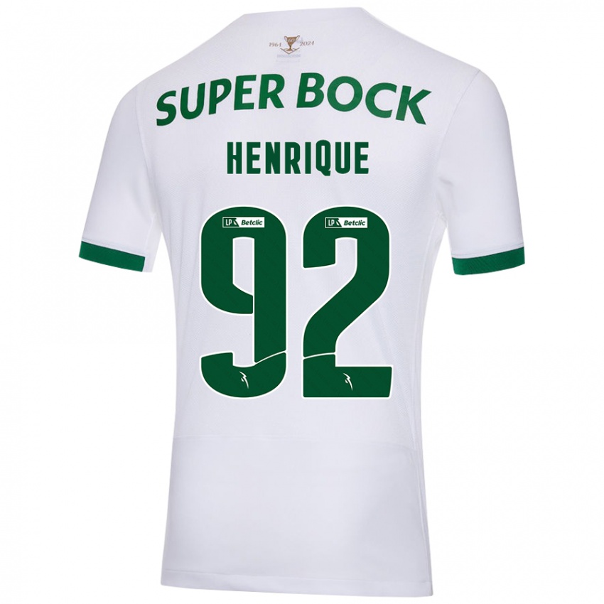 Homem Camisola Eduardo Henrique #92 Verde Branco Alternativa 2024/25 Camisa Brasil