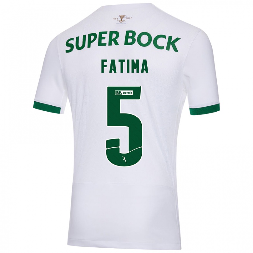 Homem Camisola Francisca Fatima Aquino Dutra #5 Verde Branco Alternativa 2024/25 Camisa Brasil