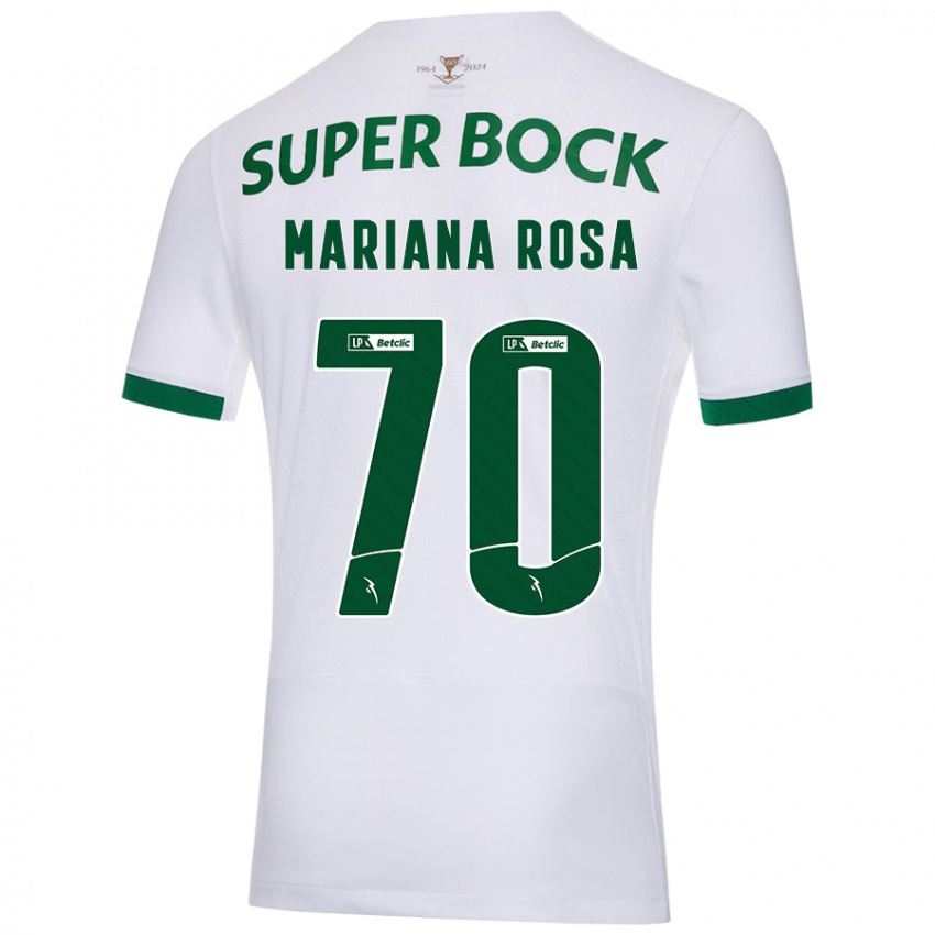 Homem Camisola Mariana Silva Pinto Vilaça Da Rosa #70 Verde Branco Alternativa 2024/25 Camisa Brasil