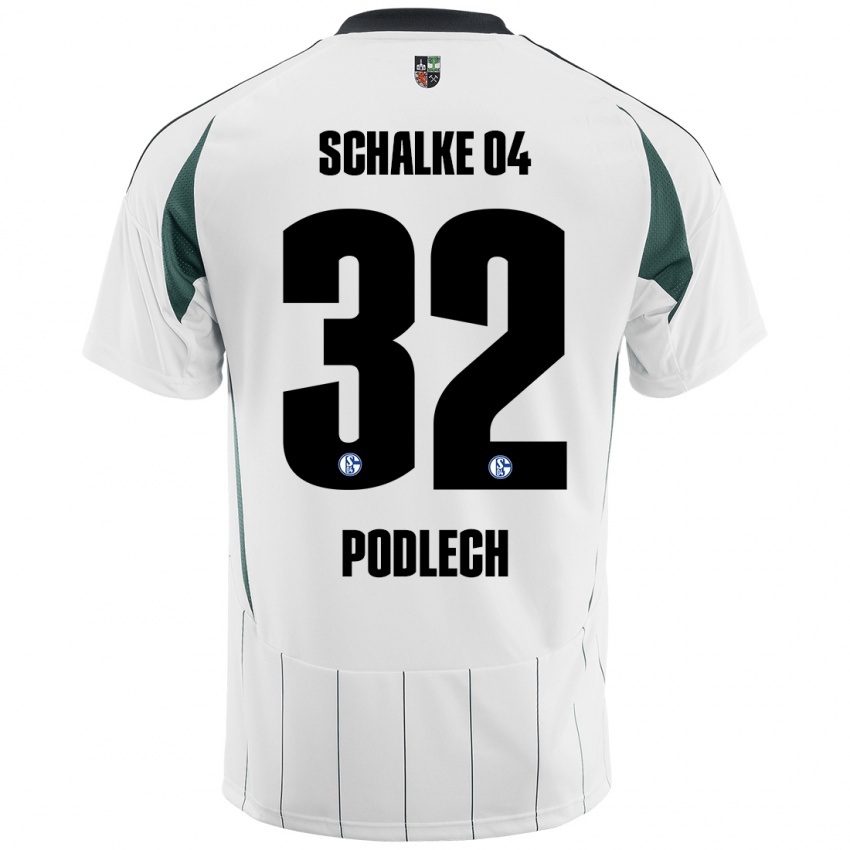 Homem Camisola Luca Podlech #32 Verde Branco Alternativa 2024/25 Camisa Brasil