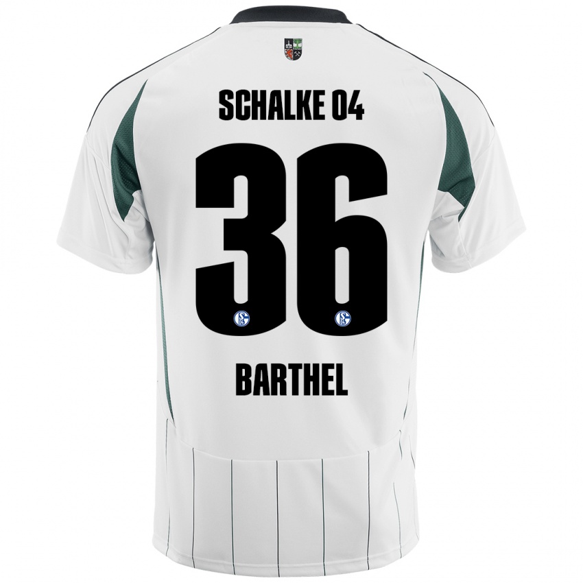 Homem Camisola Niklas Barthel #36 Verde Branco Alternativa 2024/25 Camisa Brasil