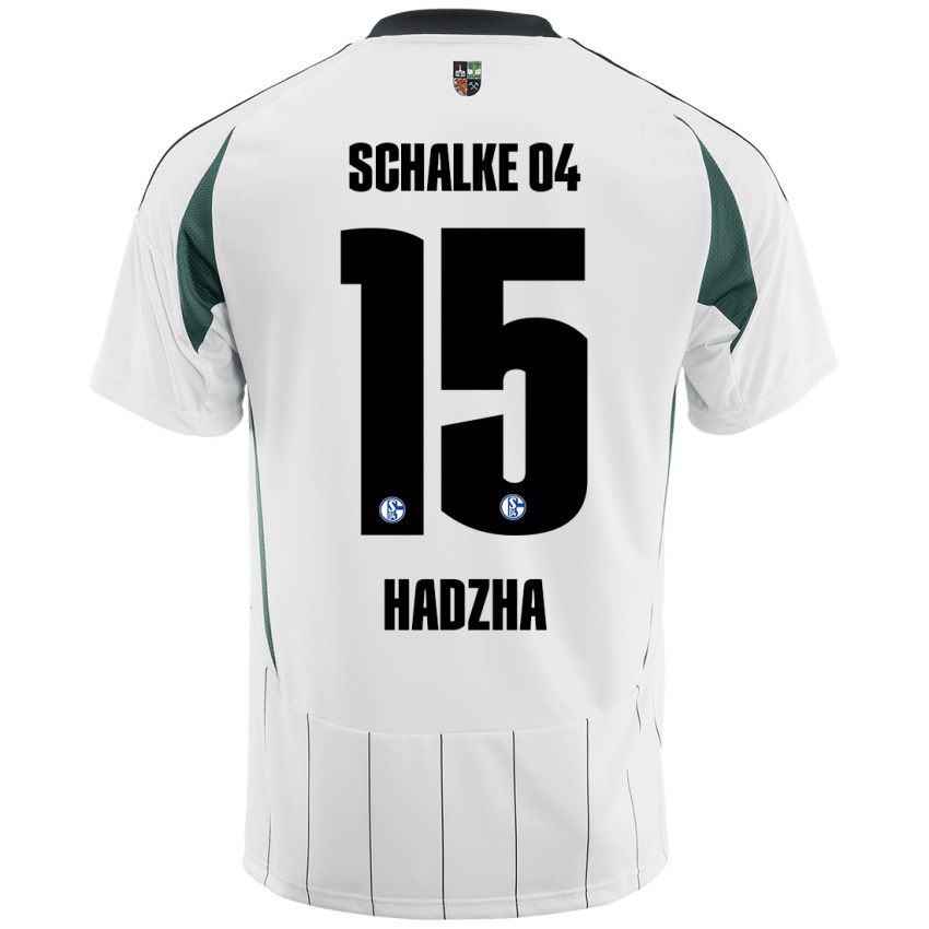 Homem Camisola Nedzhib Hadzha #15 Verde Branco Alternativa 2024/25 Camisa Brasil