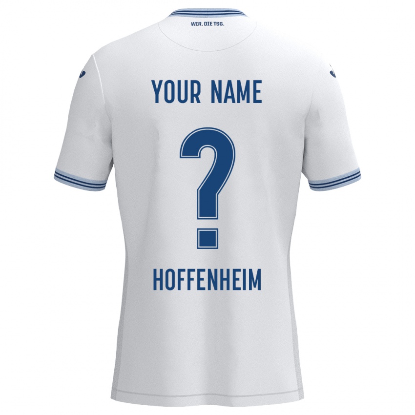 Homem Camisola Seu Nome #0 Azul Branco Alternativa 2024/25 Camisa Brasil