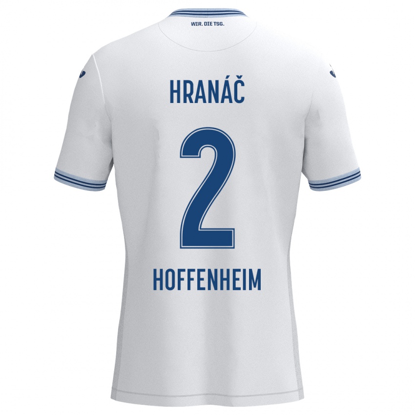 Homem Camisola Robin Hranac #2 Azul Branco Alternativa 2024/25 Camisa Brasil