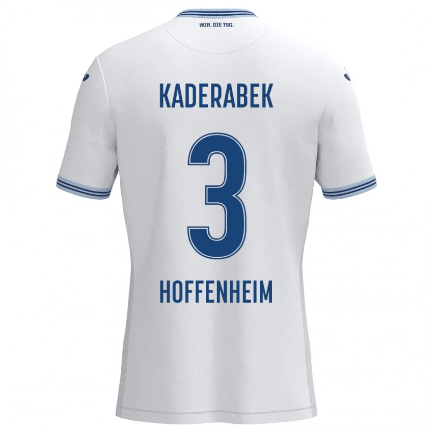 Homem Camisola Pavel Kaderabek #3 Azul Branco Alternativa 2024/25 Camisa Brasil