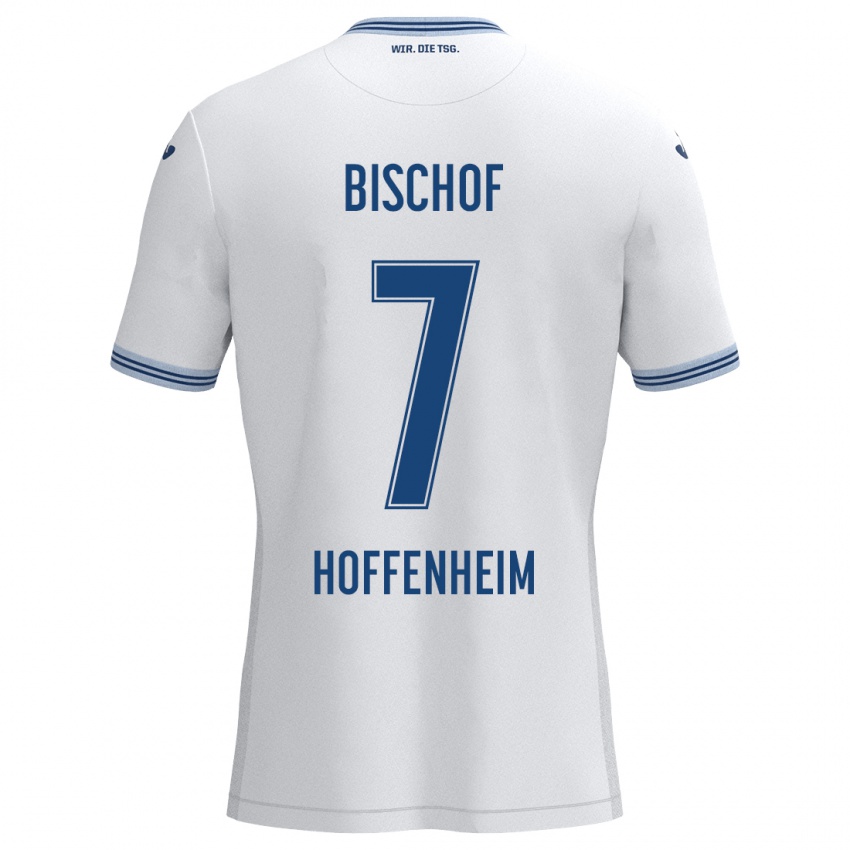 Homem Camisola Tom Bischof #7 Azul Branco Alternativa 2024/25 Camisa Brasil