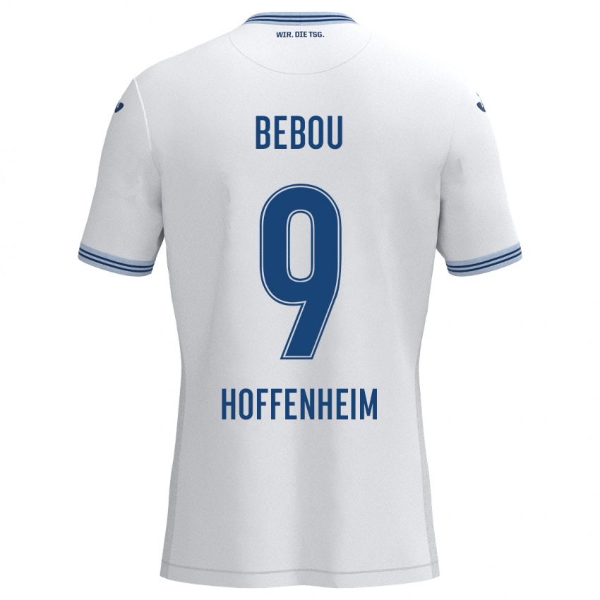 Homem Camisola Ihlas Bebou #9 Azul Branco Alternativa 2024/25 Camisa Brasil