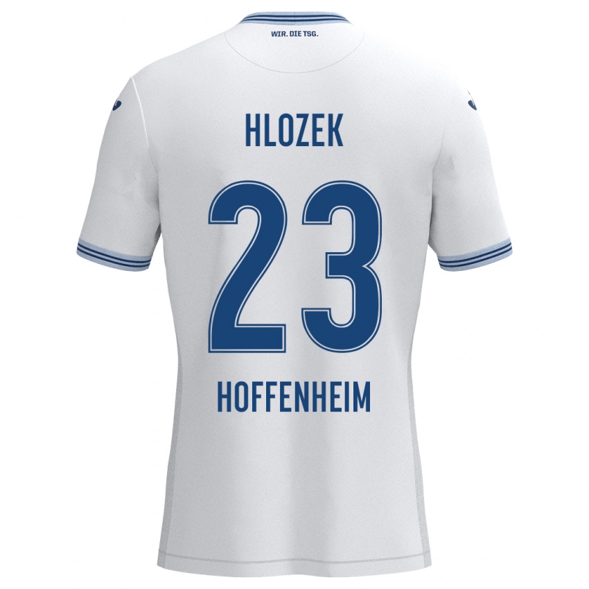 Homem Camisola Adam Hlozek #23 Azul Branco Alternativa 2024/25 Camisa Brasil