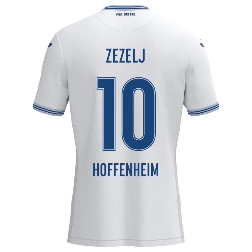 Homem Camisola Neno Zezelj #10 Azul Branco Alternativa 2024/25 Camisa Brasil