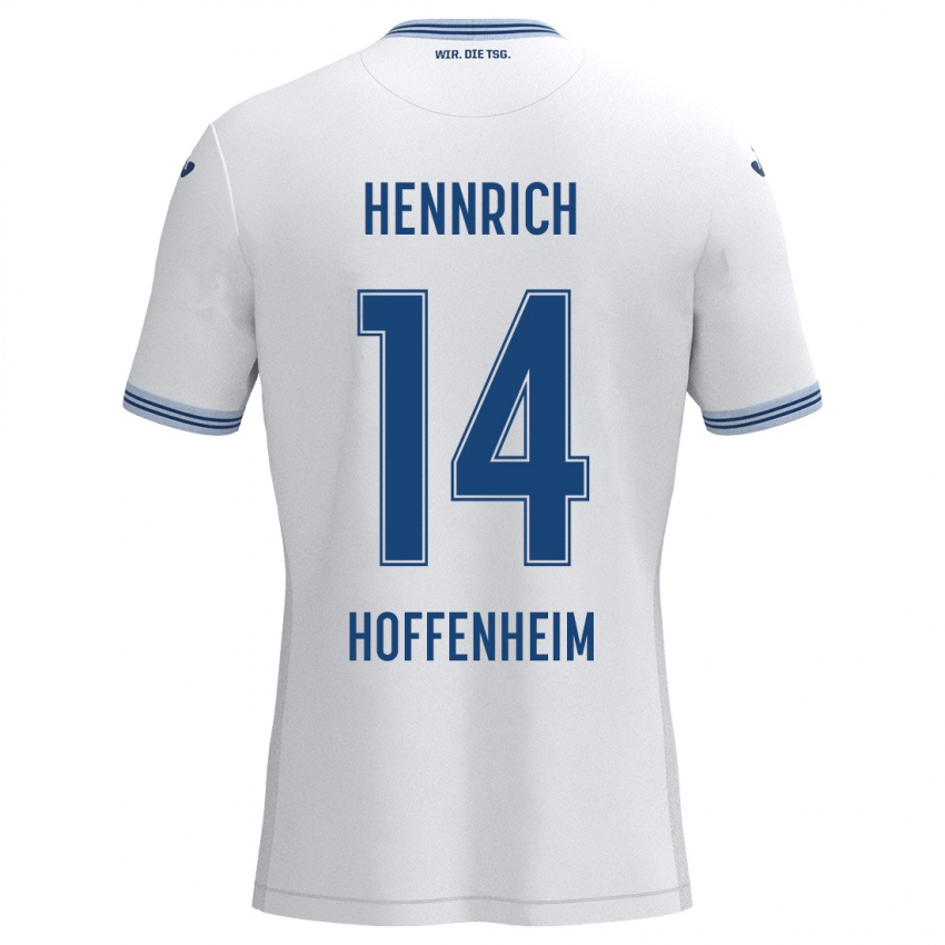 Homem Camisola Paul Hennrich #14 Azul Branco Alternativa 2024/25 Camisa Brasil