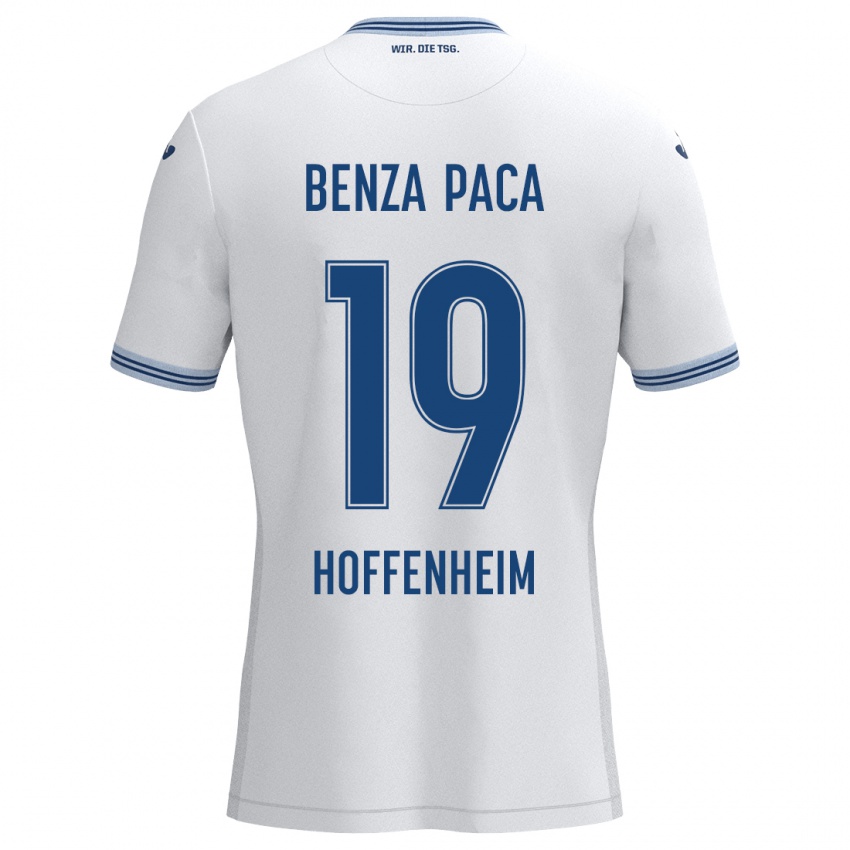 Homem Camisola Lynes Benza Paca #19 Azul Branco Alternativa 2024/25 Camisa Brasil