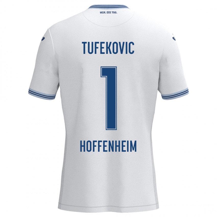 Homem Camisola Martina Tufekovic #1 Azul Branco Alternativa 2024/25 Camisa Brasil