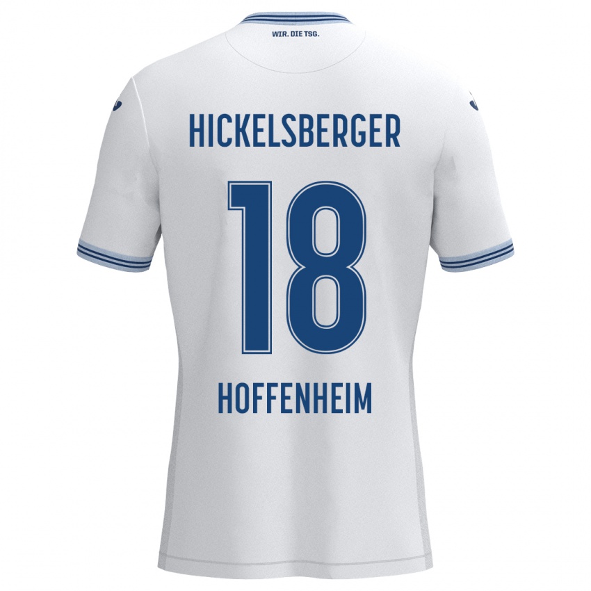 Homem Camisola Julia Hickelsberger #18 Azul Branco Alternativa 2024/25 Camisa Brasil