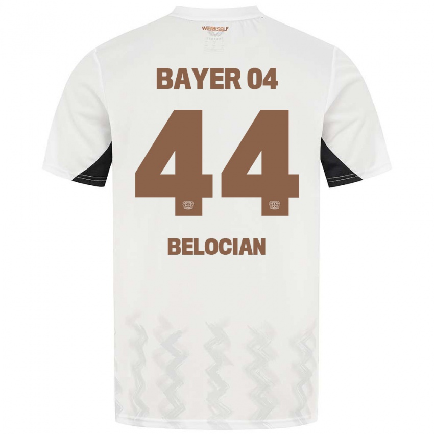 Homem Camisola Jeanuël Belocian #44 Preto Branco Alternativa 2024/25 Camisa Brasil