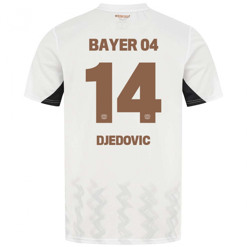 Homem Camisola Melis Djedovic #14 Preto Branco Alternativa 2024/25 Camisa Brasil