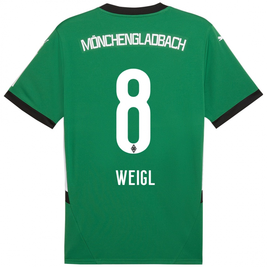 Homem Camisola Julian Weigl #8 Verde Branco Alternativa 2024/25 Camisa Brasil