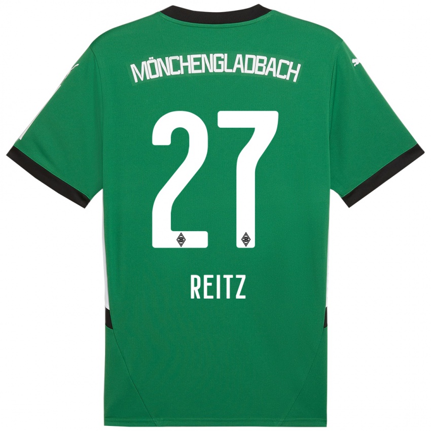 Homem Camisola Rocco Reitz #27 Verde Branco Alternativa 2024/25 Camisa Brasil