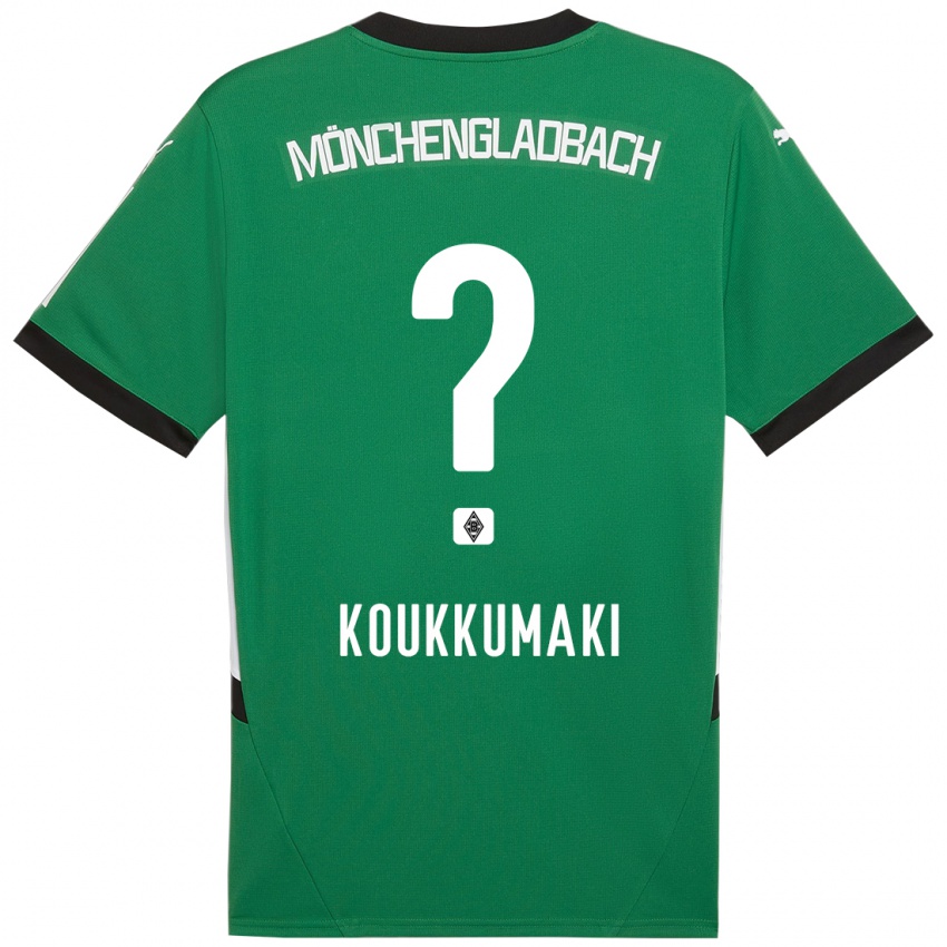 Homem Camisola Taavi Koukkumäki #0 Verde Branco Alternativa 2024/25 Camisa Brasil