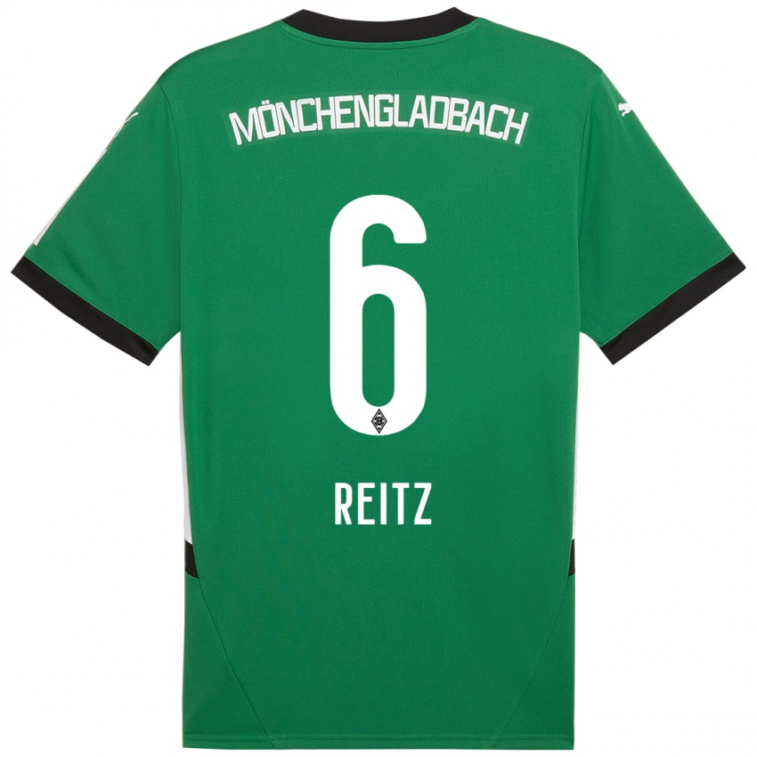 Homem Camisola Tony Reitz #6 Verde Branco Alternativa 2024/25 Camisa Brasil