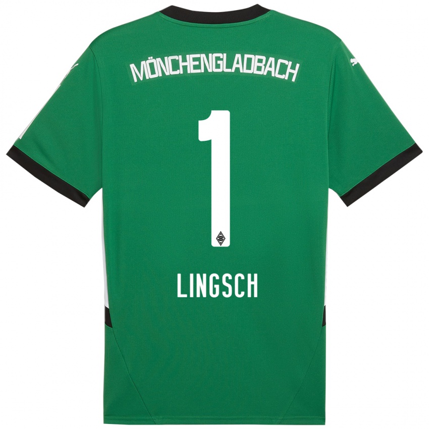 Homem Camisola Tina Lingsch #1 Verde Branco Alternativa 2024/25 Camisa Brasil