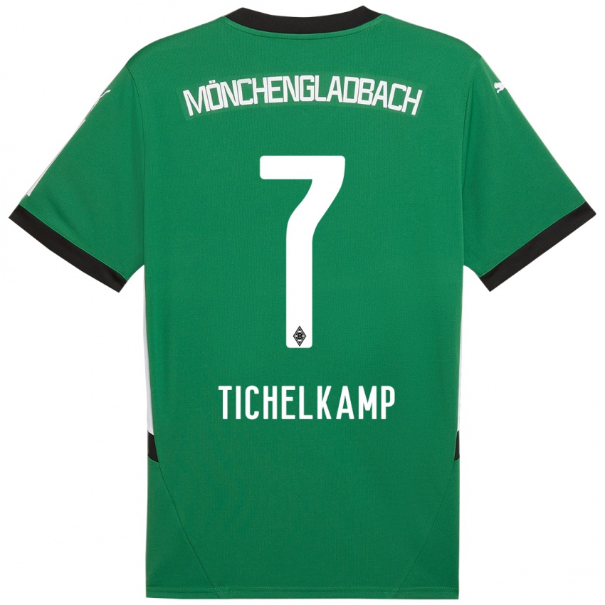 Homem Camisola Emily Tichelkamp #7 Verde Branco Alternativa 2024/25 Camisa Brasil