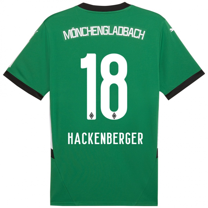 Homem Camisola Jessica Hackenberger #18 Verde Branco Alternativa 2024/25 Camisa Brasil