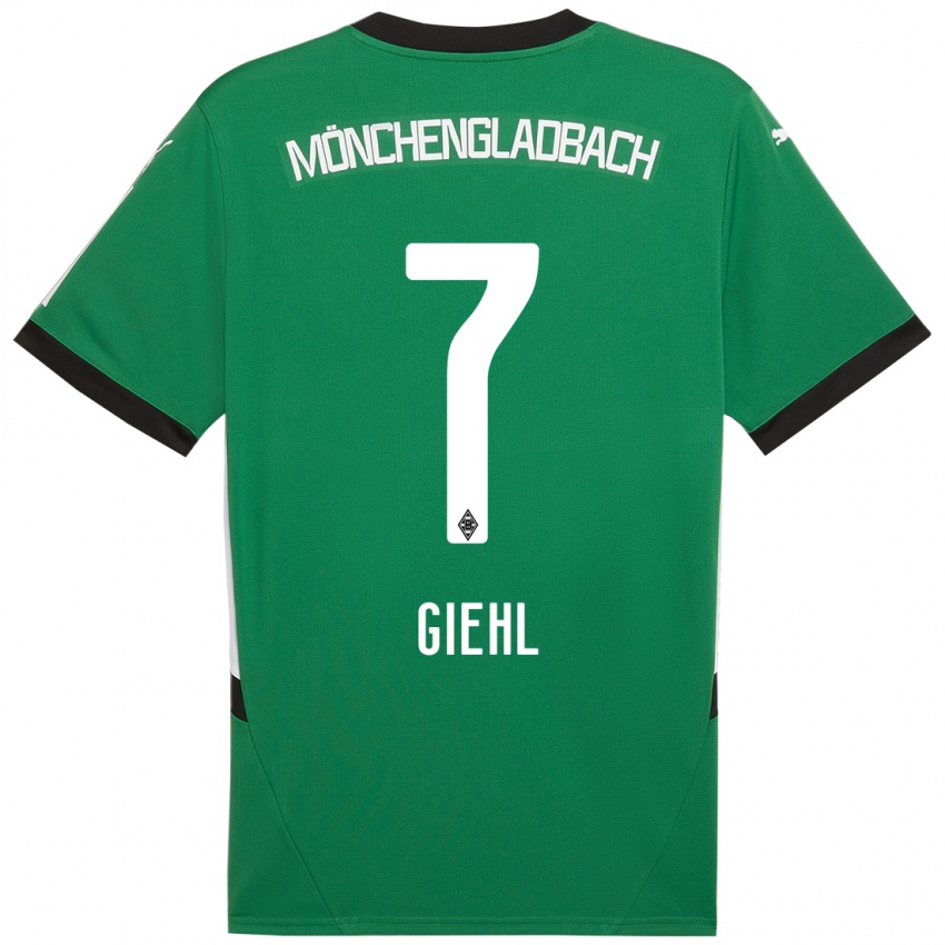 Homem Camisola Madita Giehl #7 Verde Branco Alternativa 2024/25 Camisa Brasil