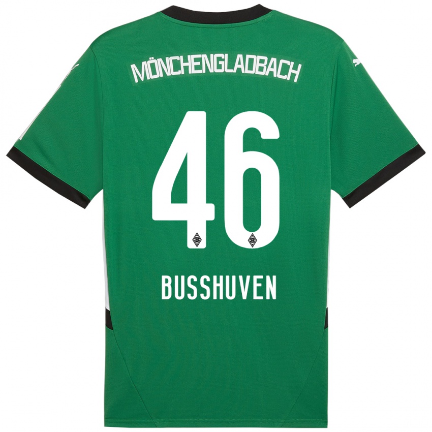 Homem Camisola Alina Busshuven #46 Verde Branco Alternativa 2024/25 Camisa Brasil