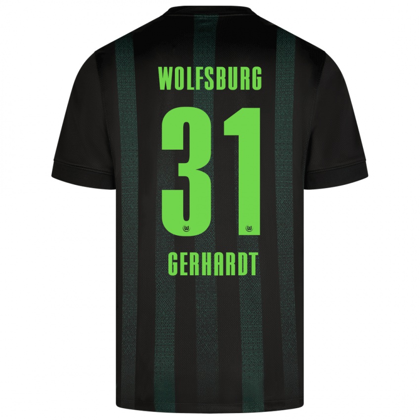 Homem Camisola Yannick Gerhardt #31 Verde Escuro Alternativa 2024/25 Camisa Brasil