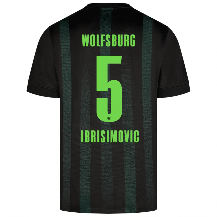 Homem Camisola Amar Ibrisimovic #5 Verde Escuro Alternativa 2024/25 Camisa Brasil